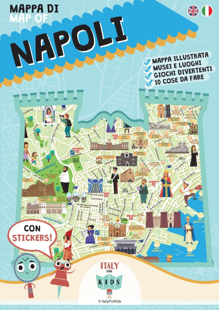 Book Cover: Mappa di Napoli illustrata